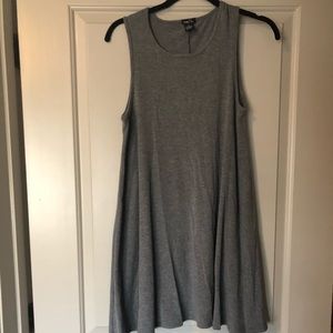 Rue21 Grey Cotton Tank Dress - Size Medium
